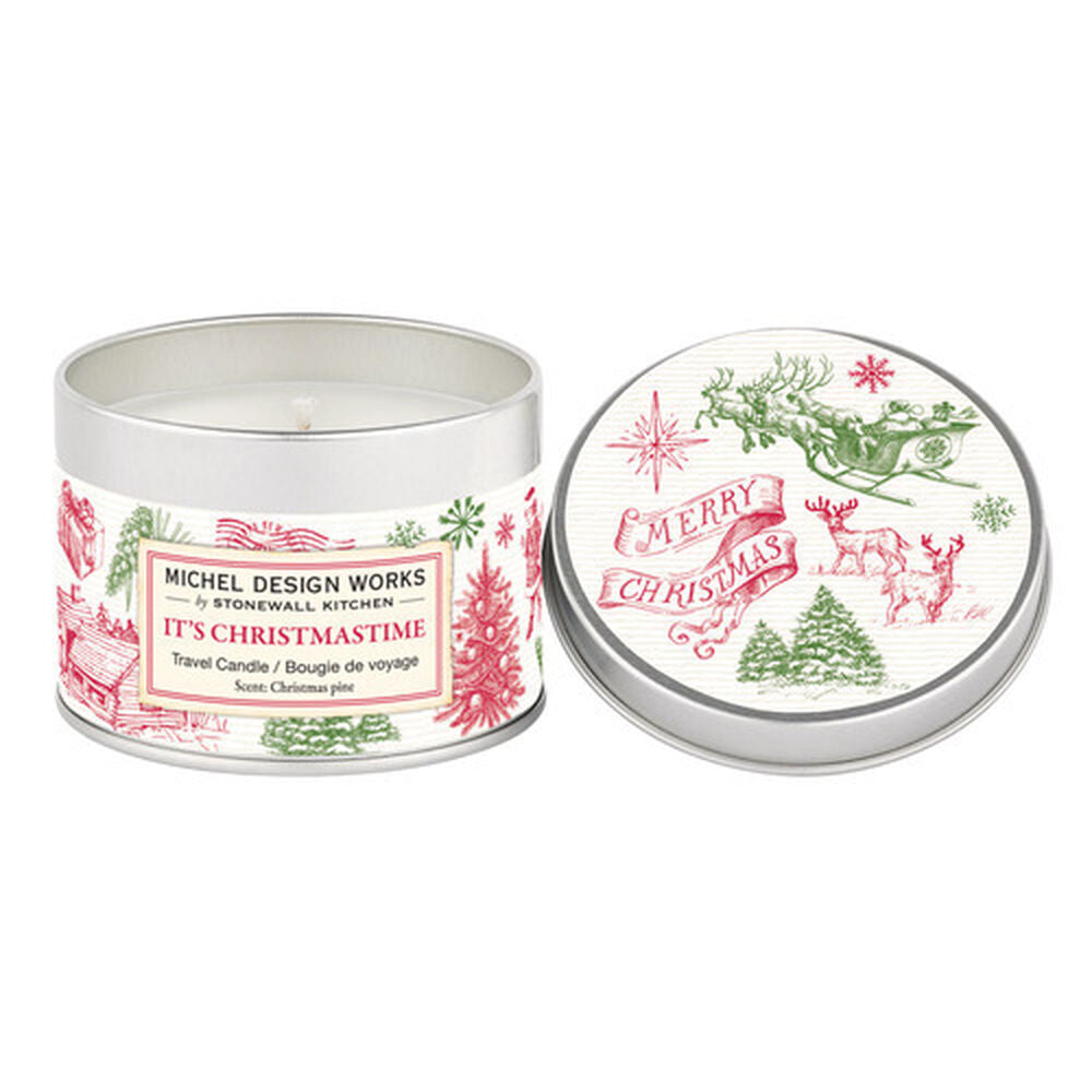 Michel Design Works - It's Christmastime Travel Candle