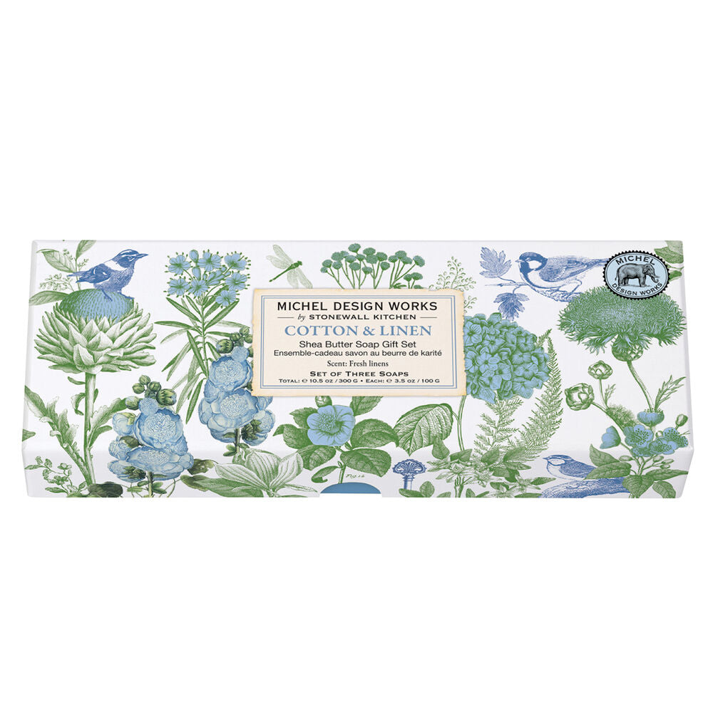 Michel Design Works - Cotton & Linen Soap Gift Set