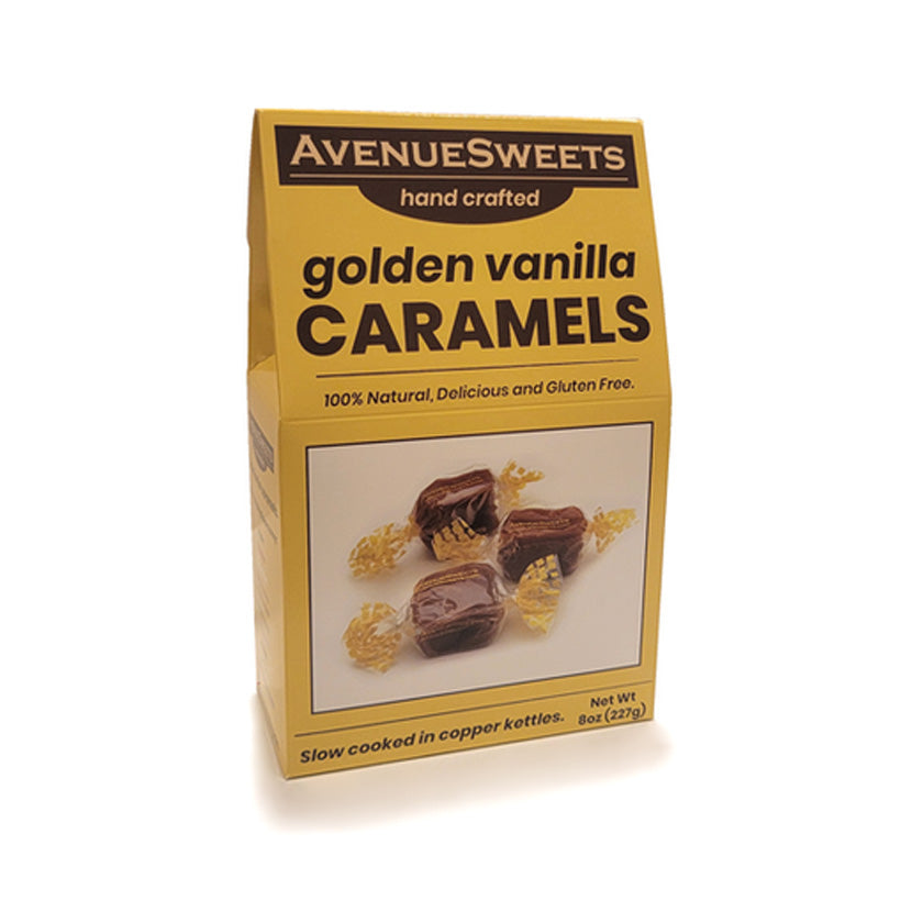 Avenue Sweets - Golden Vanilla Caramels - 8oz - box