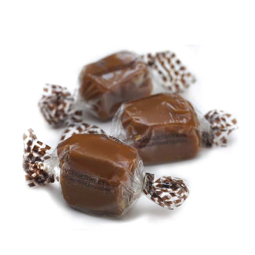 Avenue Sweets - Pecan Caramels - 1lb - Bulk