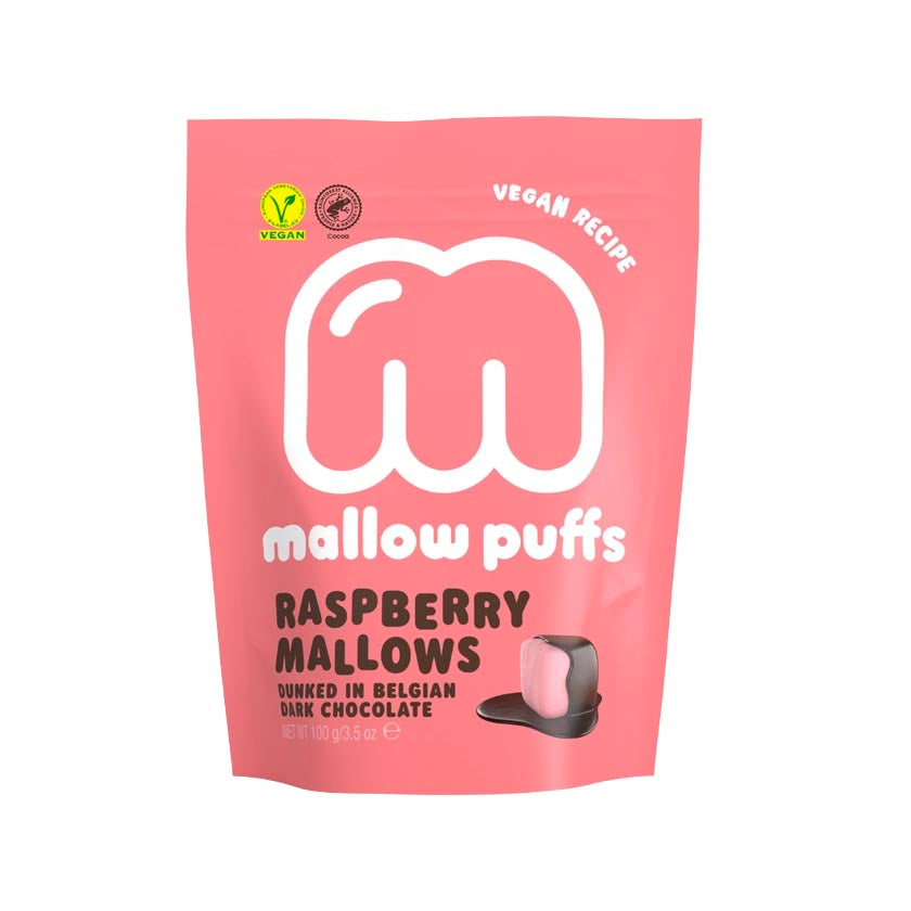 Barú - Mallow Puffs - Vegan Raspberry Mallows