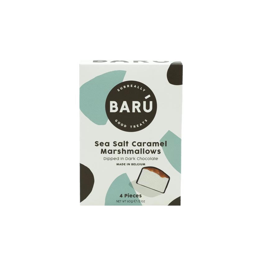 Barœ - Marshmallows - Dark Chocolate & Sea Salt Caramel (4pc)