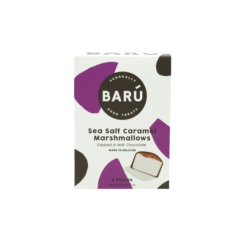 Barœ - Marshmallows - Milk Chocolate & Sea Salt Caramel (4pc)