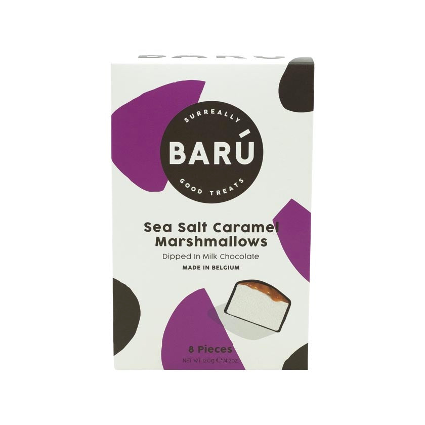 Barú - Marshmallows - Milk Chocolate & Sea Salt Caramel (8pc)