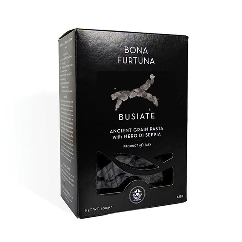 Bona Furtuna - Busiate al Nero di Seppia - Ink Pasta