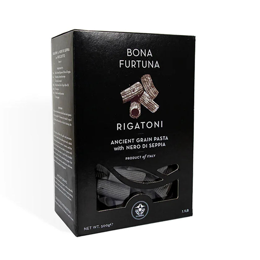 Bona Furtuna - Rigatoni al Nero di Seppia - Ink Pasta