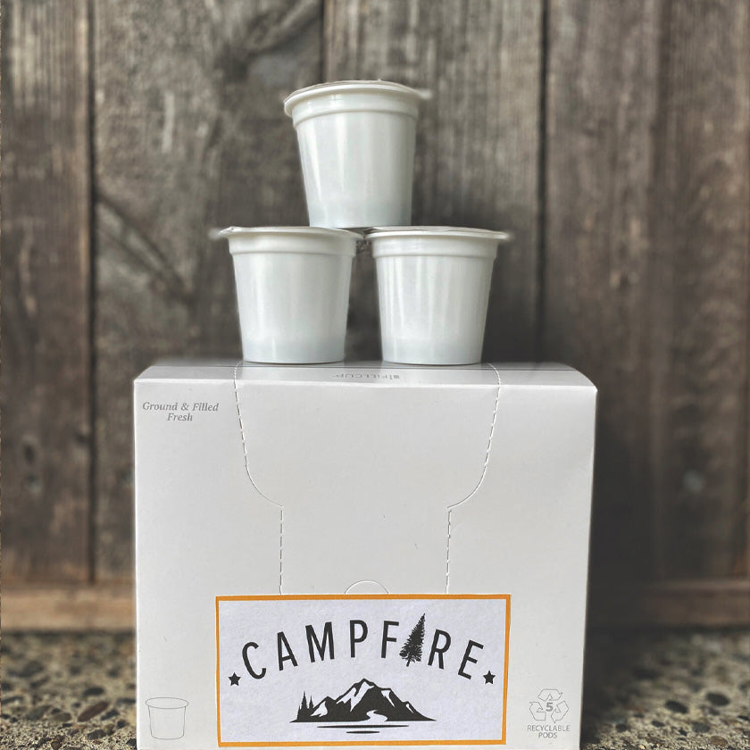 Campfire Coffee - Fireside Vibes Swiss Water Process Columbia Excels Decaf K-Cup