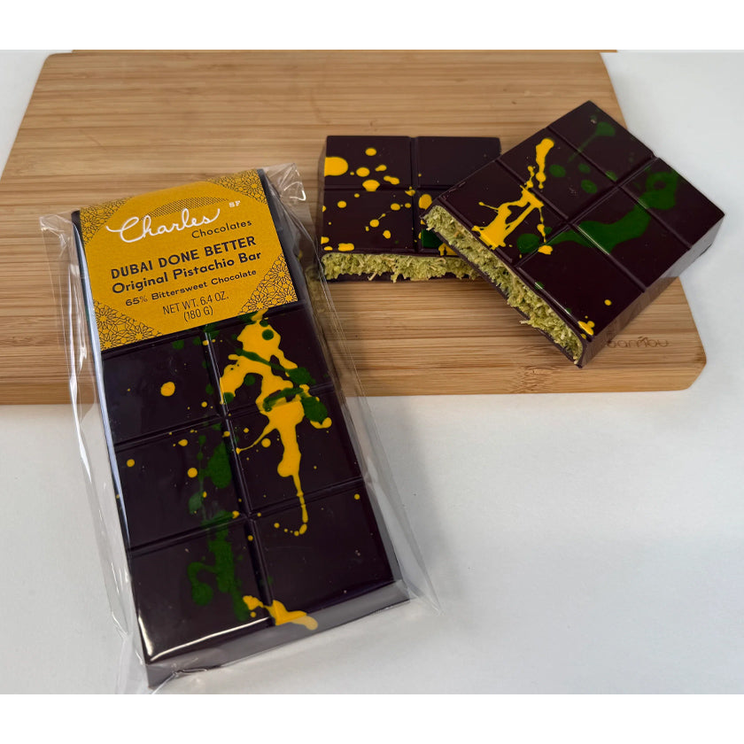 Charles Chocolates - Dubai Done Better - Original Pistachio Bar