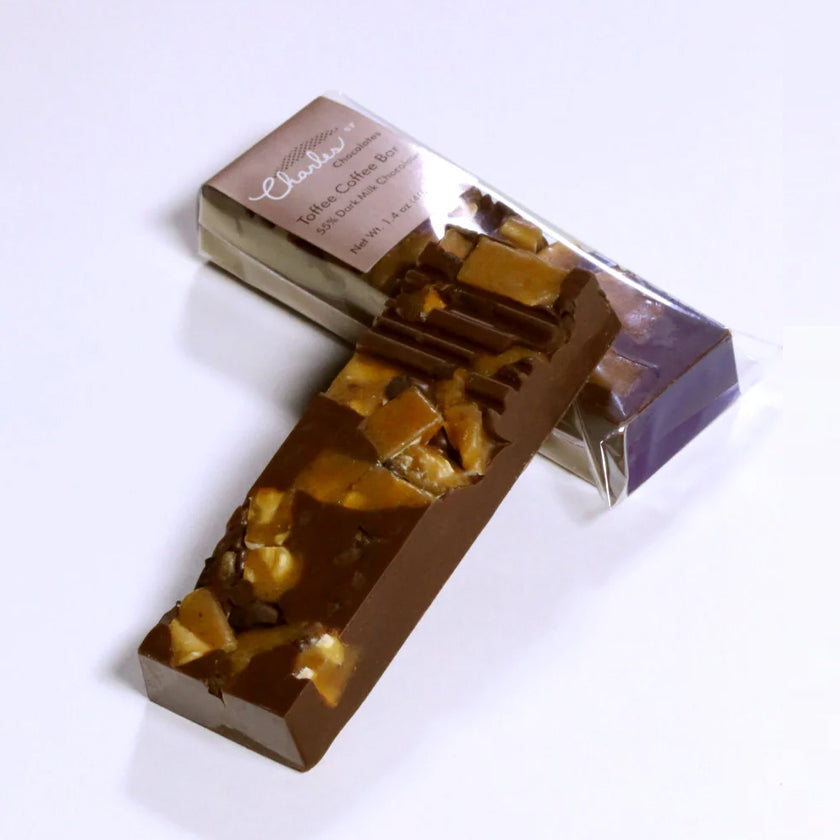 Charles Chocolates - Mini Bars - Toffee Coffee 1.41 oz