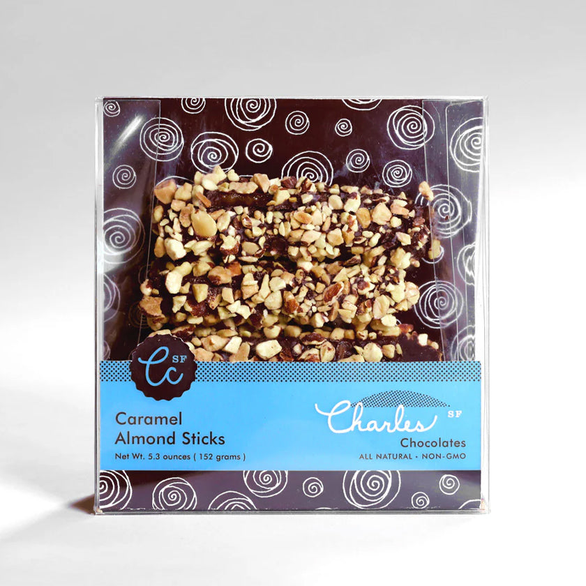 Charles Chocolates - Treats - Caramel Almond Sticks 5.3oz