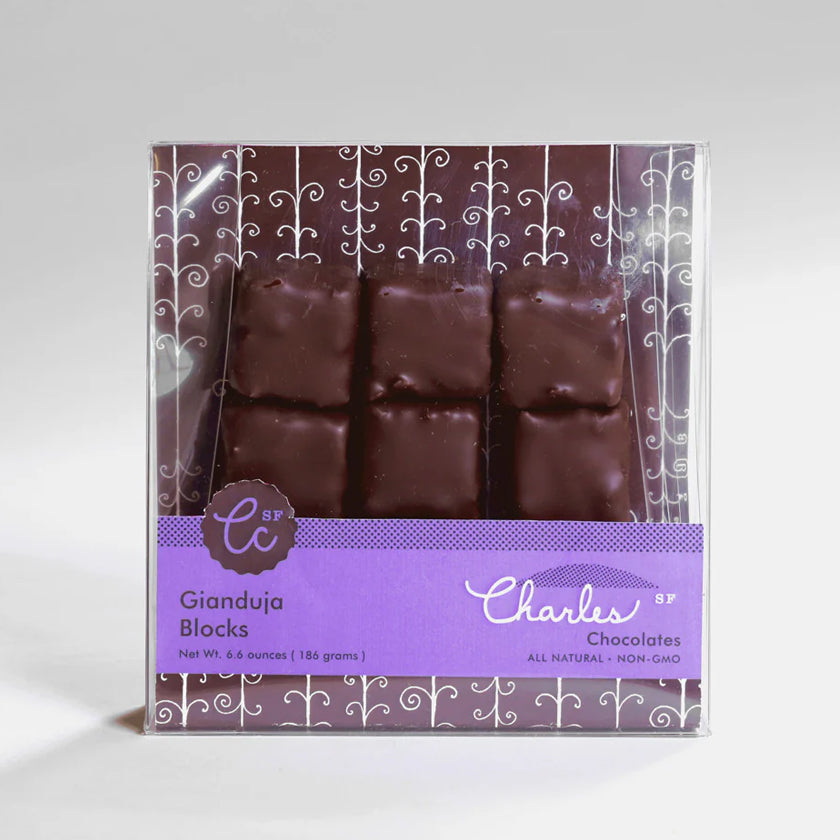 Charles Chocolates - Treats - Gianduja Blocks 6.6oz