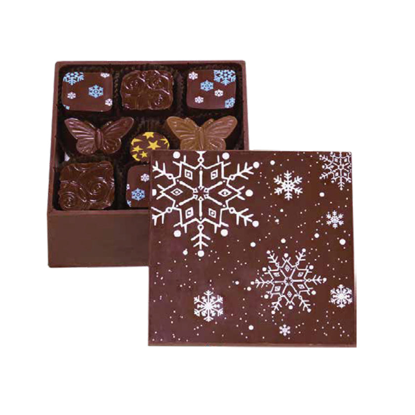 Charles Chocolates - Winter, Christas & Hanukah - Edible Chocolate Boxes - Winter 17oz