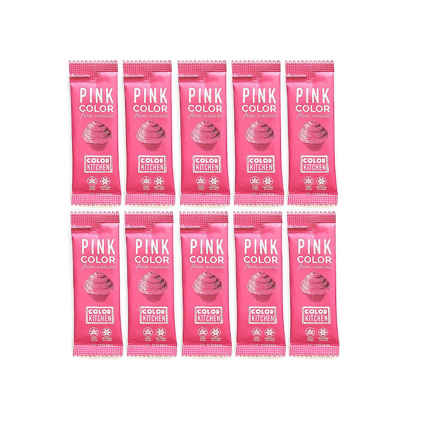 Color Kitchen - PINK (BEET RED) 10pk singles - 3g