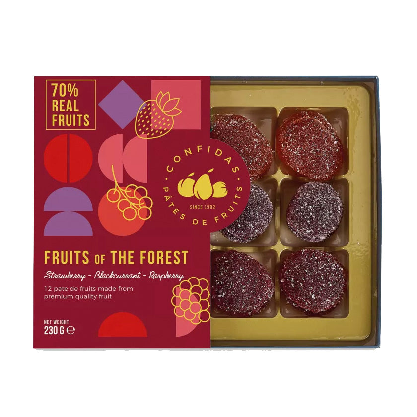 Confidas Pâtes de Fruits - Forest Delicacies - 12-pieces gift-box - 8.11 oz