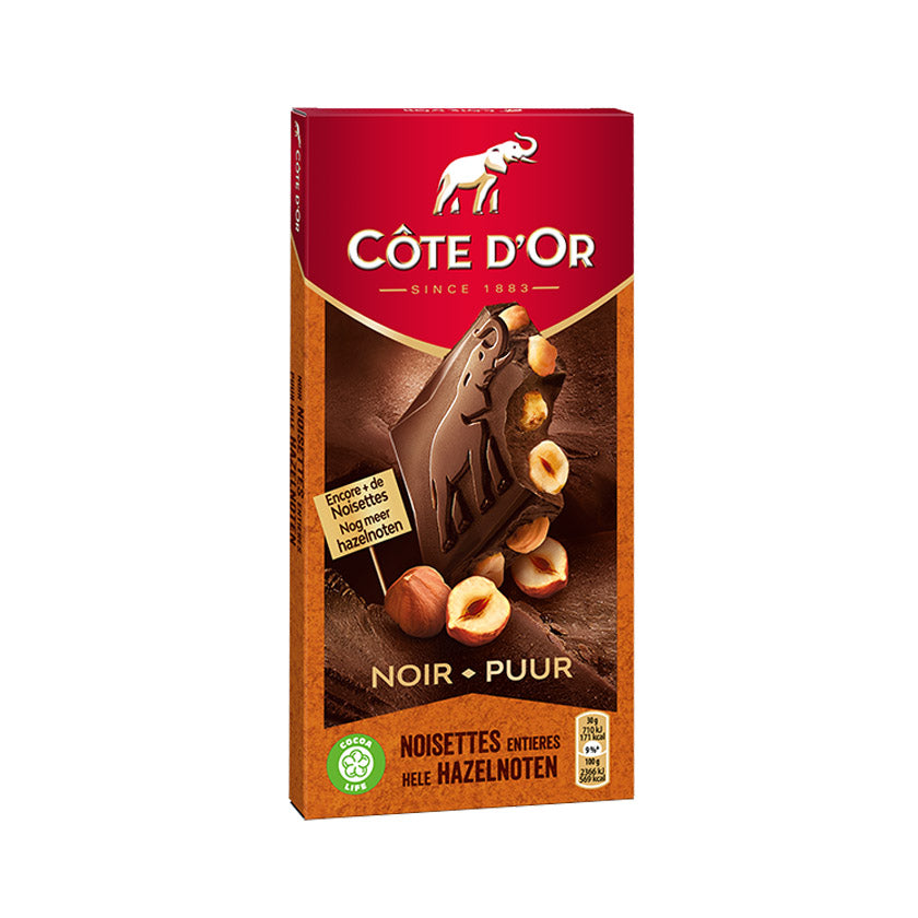 Côte D'Or - Dark Chocolate with whole Hazelnuts