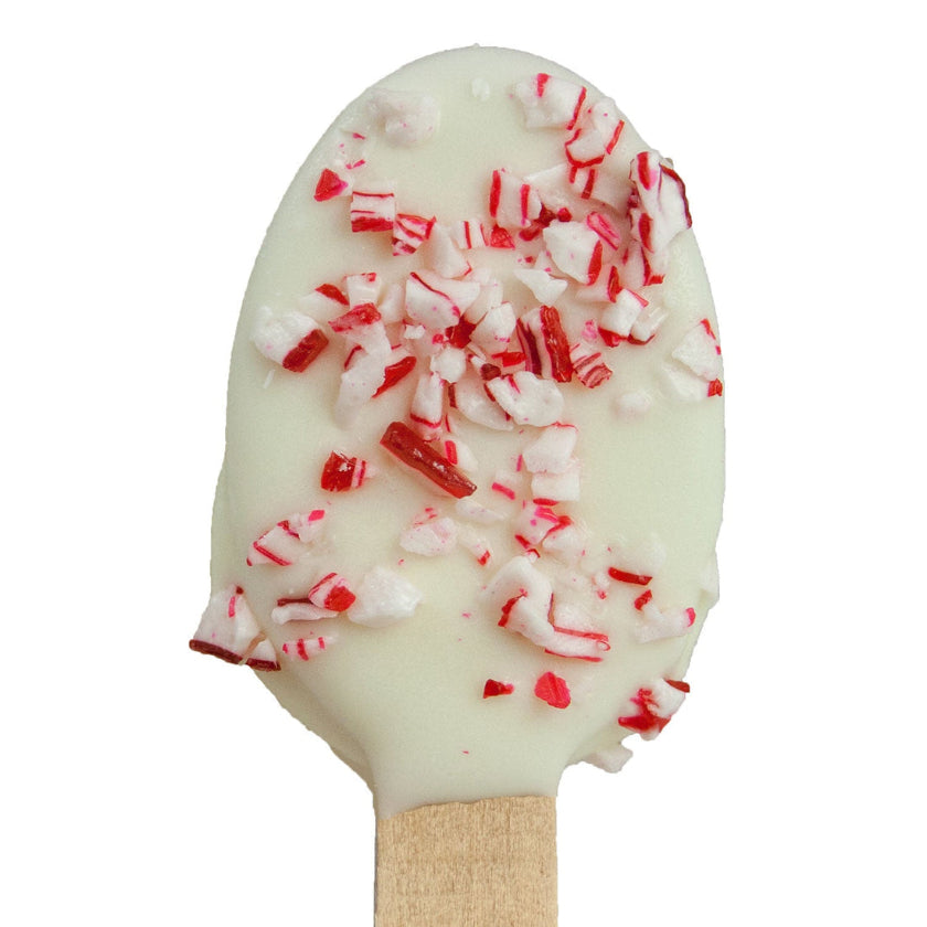 Melville - Dipped Spoons - Peppermint White Chocolatey - Bulk