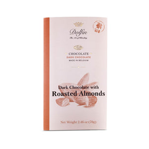 Dolfin - 70g Bars 52% Dark Chocolate with Almonds