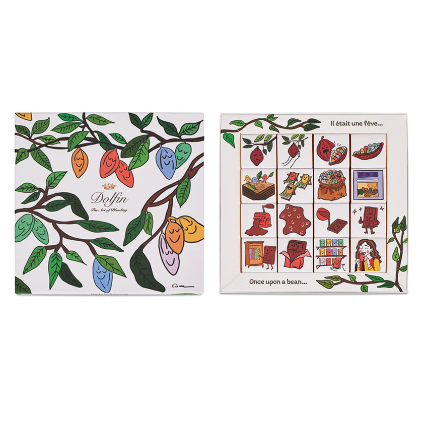 Dolfin - Once Upon a Bean Story giftbox - 32 assorted 5g. chocolates