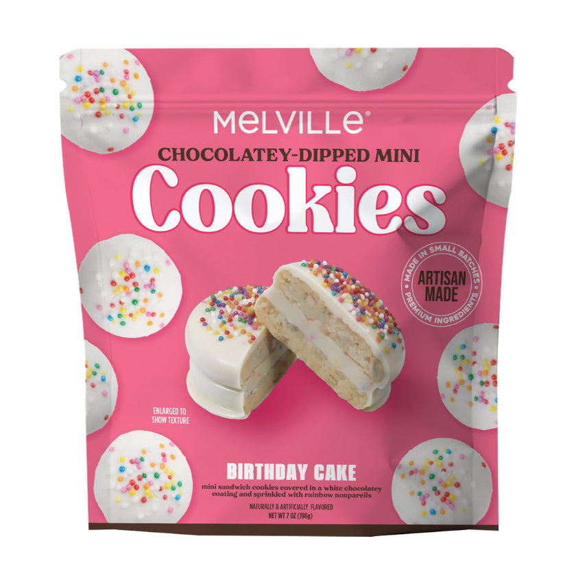 Melville - Birthday Cake Mini Cookies - Bag
