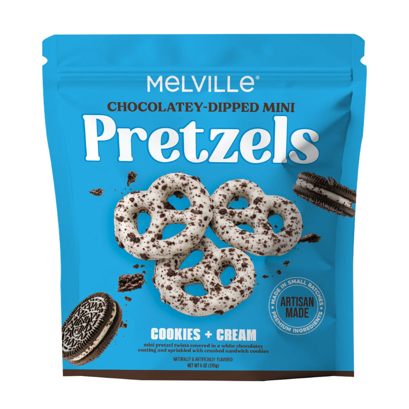 Melville - Cookies + Cream Mini Pretzels - Bag