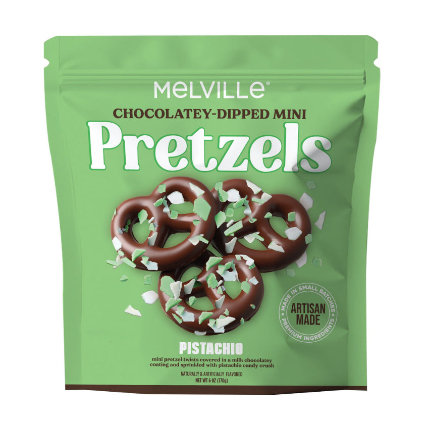 Melville - Pistachio Mini Pretzels - Bag