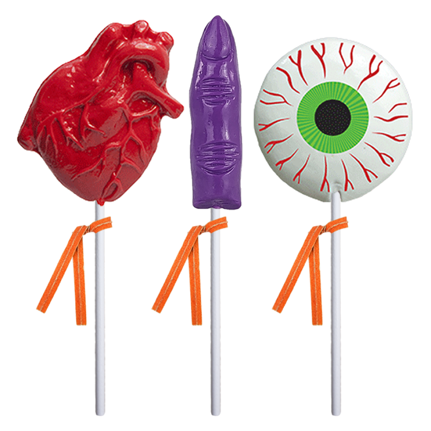 Melville - Lollipops - Body Part - Assorted - Bulk