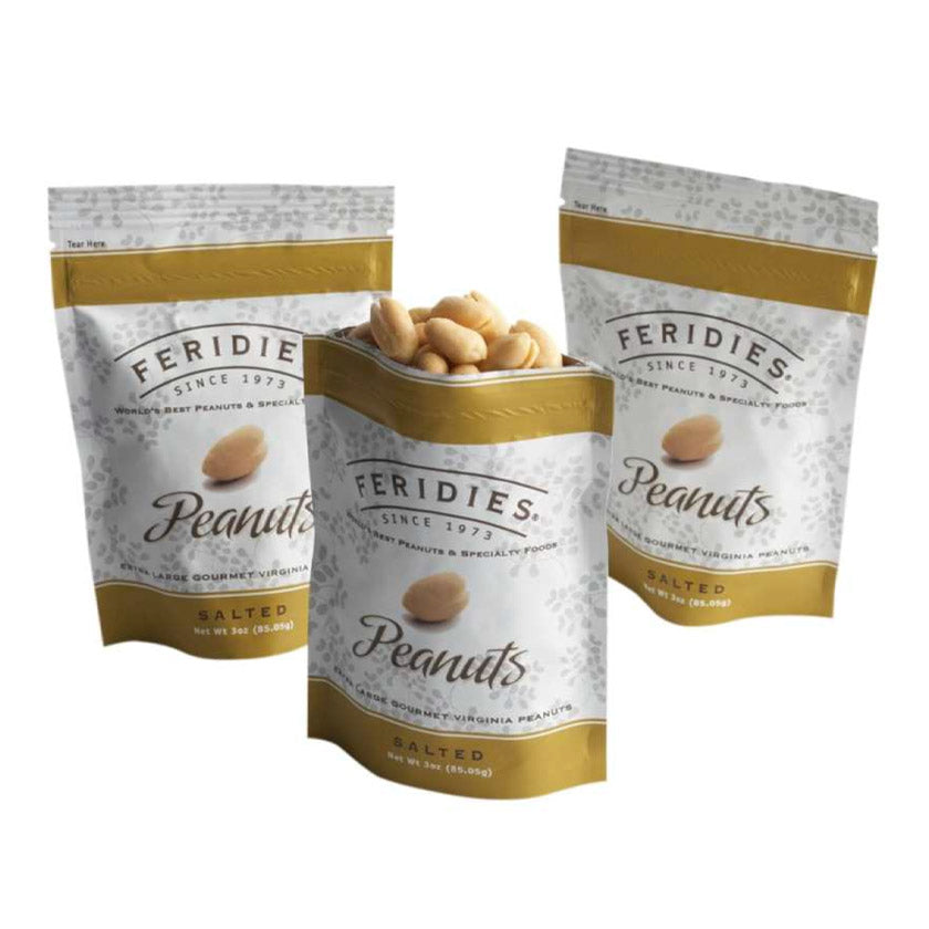 Feridies - Standup Pouches - 3oz Salted Printed Barrier Bag