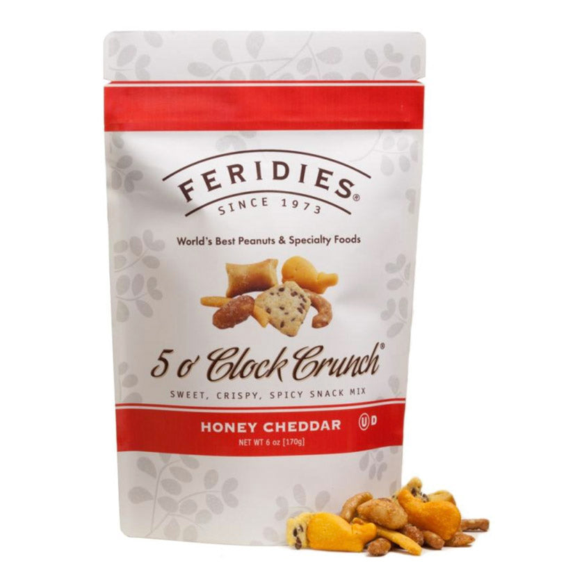 Feridies - Standup Pouches - 6oz Printed Bag 5 O'Clock Crunch