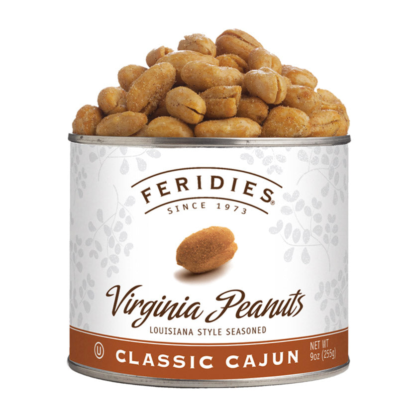 Feridies - Tins - 9oz Cajun Virginia Peanuts