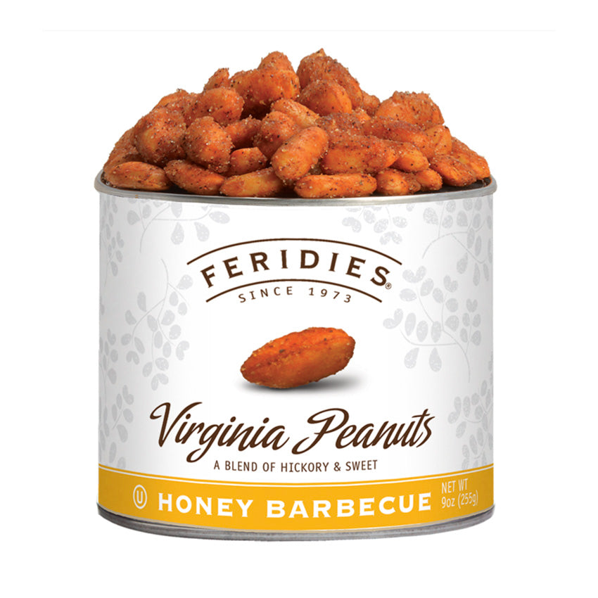 Feridies - Tins - 9oz Honey Barbecue Virginia Peanuts