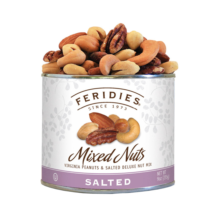 Feridies - Tins - 9oz Salted Mixed Nuts