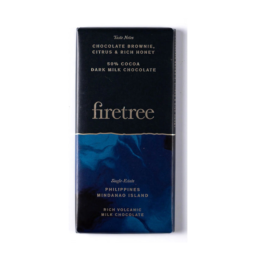 Firetree - Philippines Mindanao Island 50% Cocoa Dark Milk Chocolate 70g
