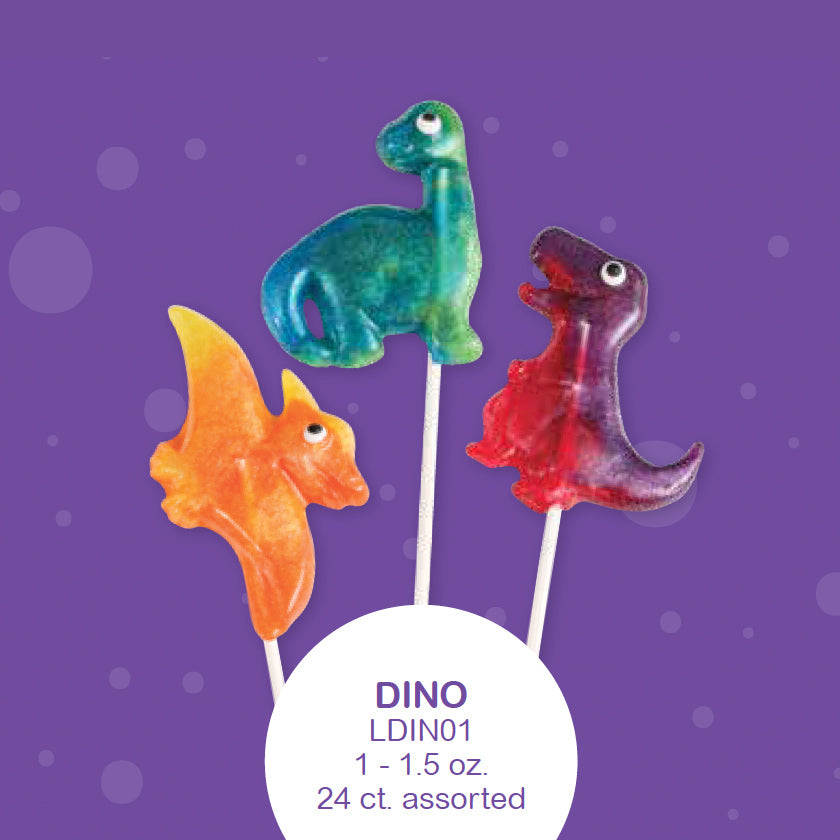 Forever Sweets - HANDMADE LOLLIPOPS - Dino Lollipop assortment - 1oz