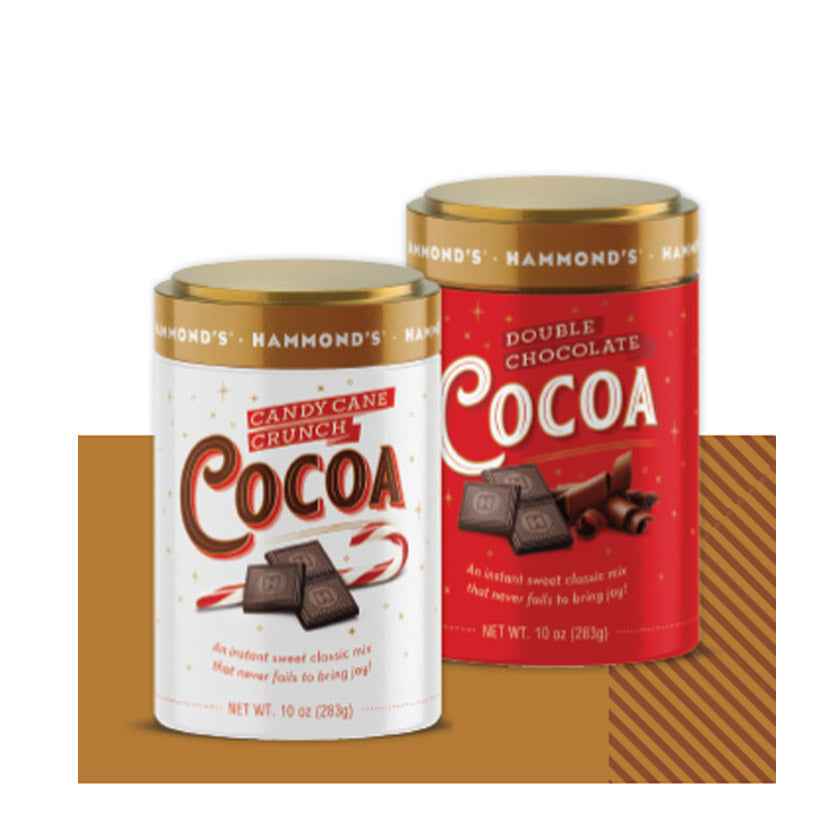 Hammond's Candies - Cocoa Tin - Candy Cane Crunch