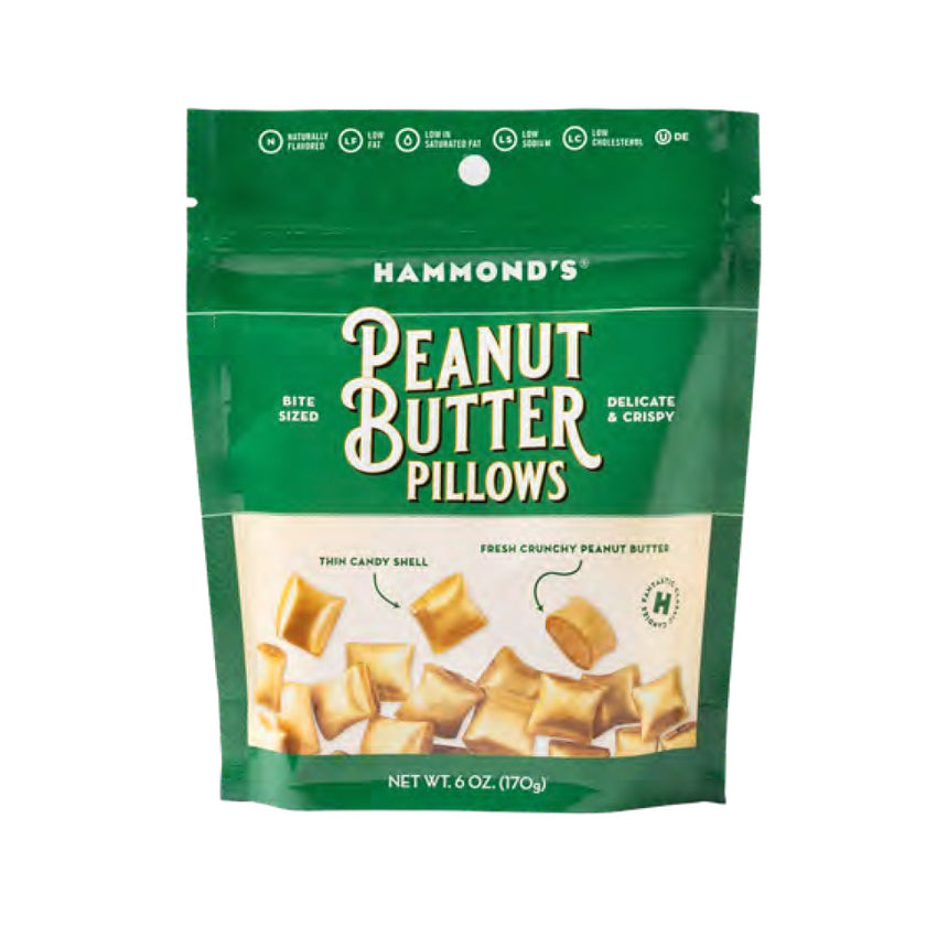 Hammond's Candies - Natural Peanut Butter Pillows - 6oz