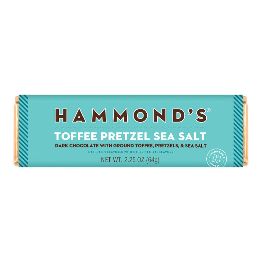 Hammond's Candies - Chocolate Bars - Toffee Pretzel Sea Salt Dark Chocolate