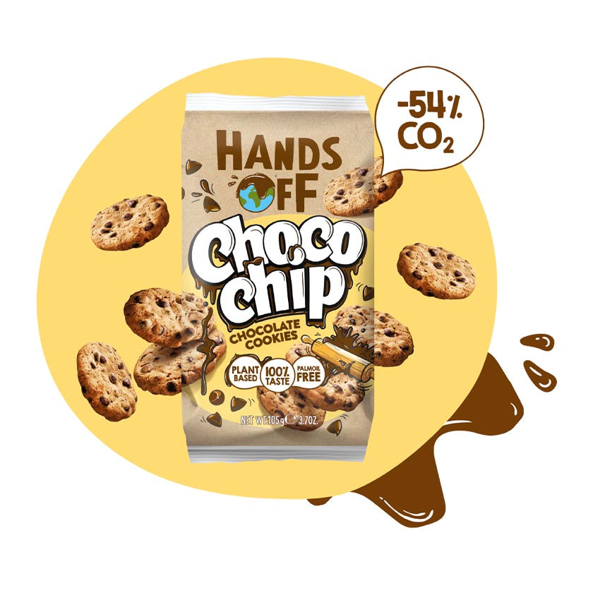 Hands Off - Plant-Based Chocolate Cookies - Choco Chip 3.7oz (105g)