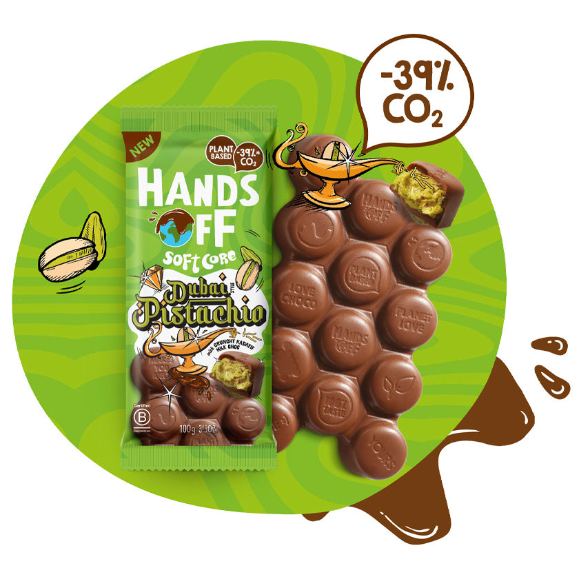 Hands Off My Chocolates - Soft Core Dubai Pistachio - Vegan - 3.5oz
