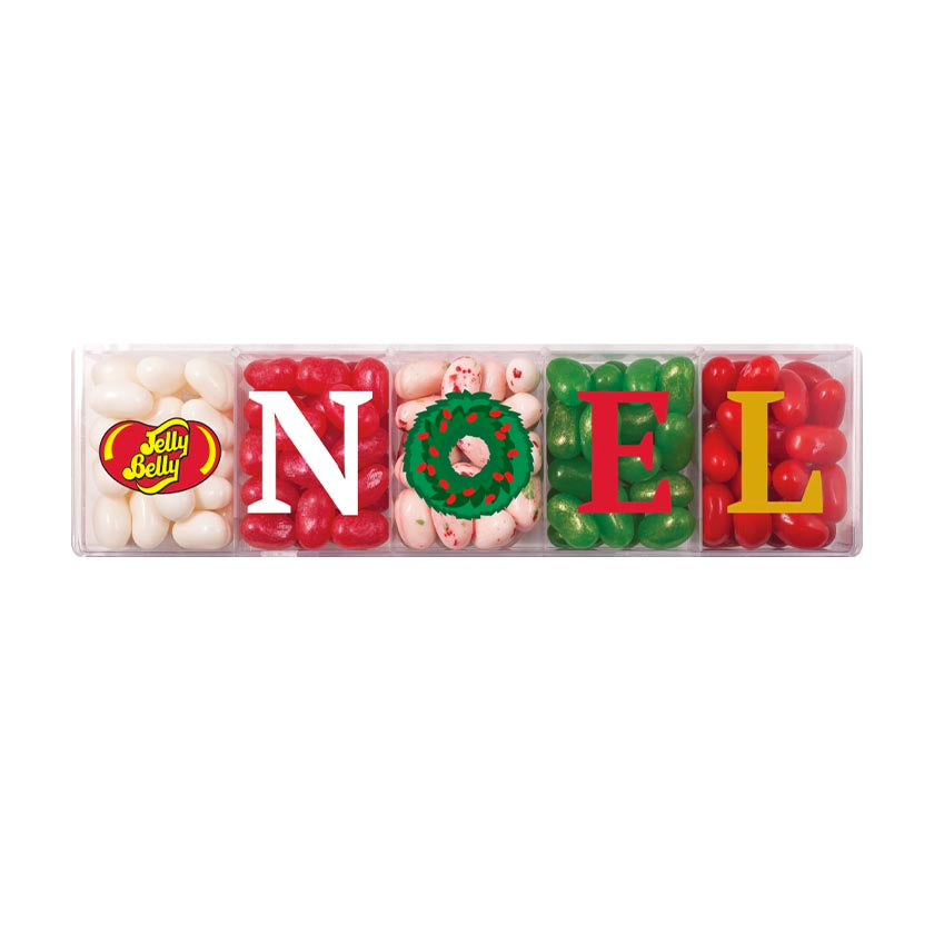 Jelly Belly® Christmas Gift Bags - Clear Gift Box NOEL 4oz