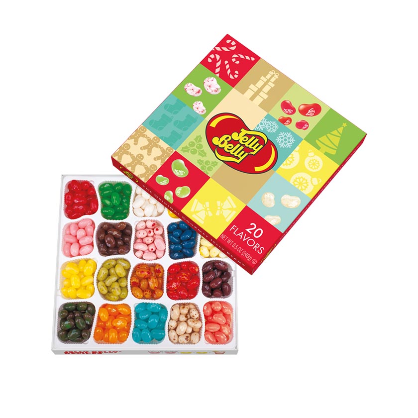 Jelly Belly® Christmas Gift Box - 20-Flavor Christmas 8.5oz