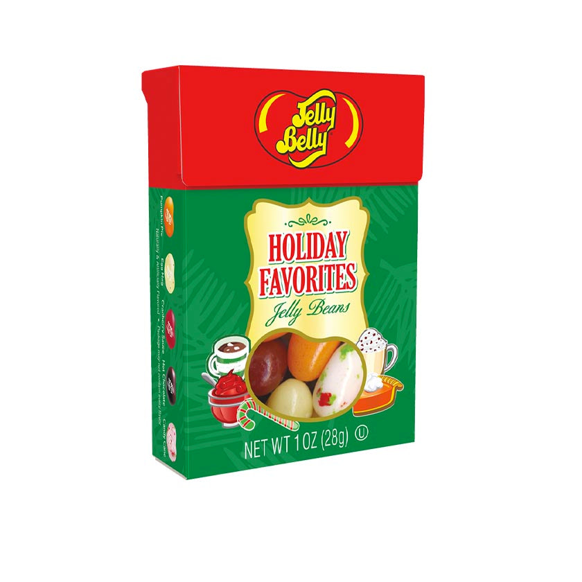 Jelly Belly® Christmas Stocking Stuffers - Holiday Favorites Flip Top Box 1oz