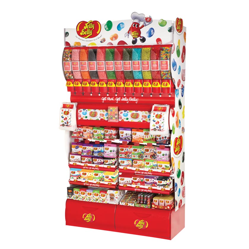 Jelly Belly® Displays - 4' Free-Standing Combo Display