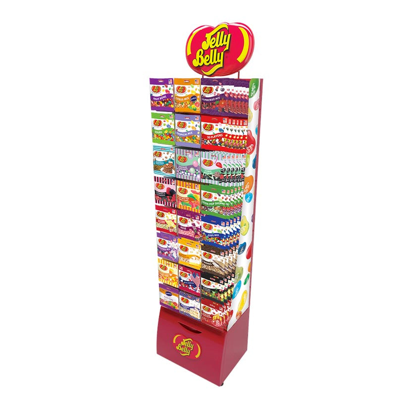 Jelly Belly® Displays - Curve Rack All Peg and Bar Kit