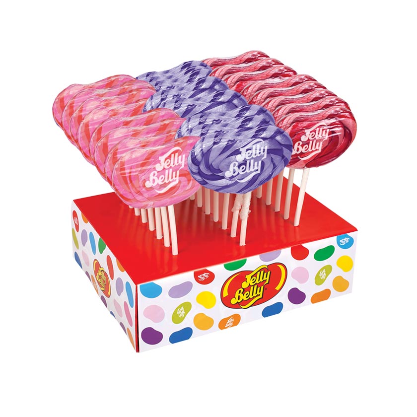 Jelly Belly® Gift & Novelty - 1.5oz Lollipops: Bubble Gum, Grape & Very Cherry
