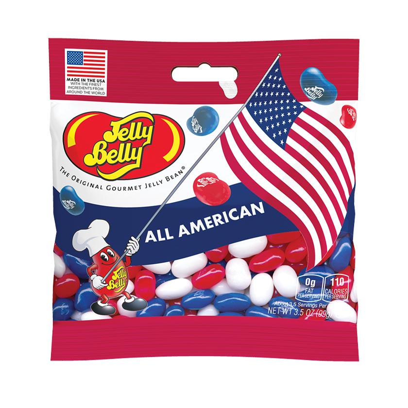 Jelly Belly® Grab & Go® Bags - All American Mix 3.5oz