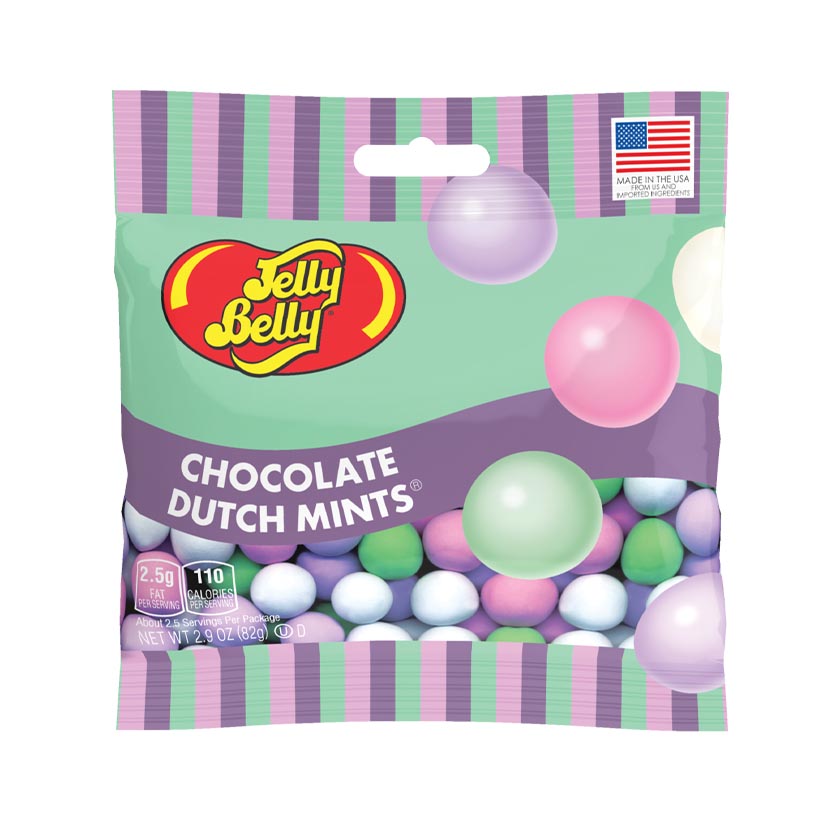 Jelly Belly® Grab & Go® Bags - Chocolate Dutch Mints® 2.9oz