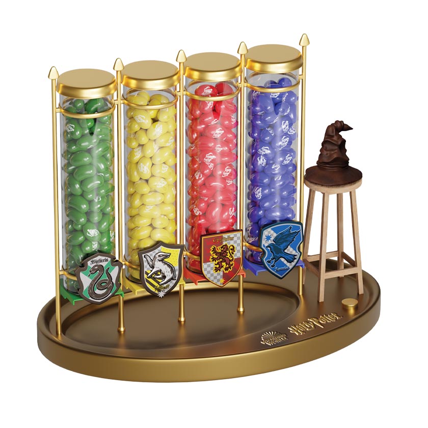 Jelly Belly® Harry Potter™ - House Points Counter Dispenser with 1oz Bag