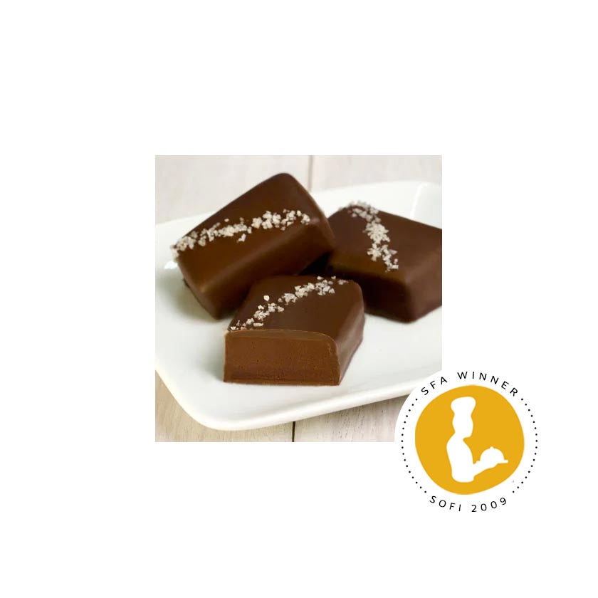 John Kelly Chocolates - Truffle Fudge Bites - Dark Chocolate with French Grey Sea Salt (Bulk)