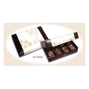 John Kelly Chocolates - Truffle Fudge Bites Box - Semisweet Chocolate Peppermint (8pc)
