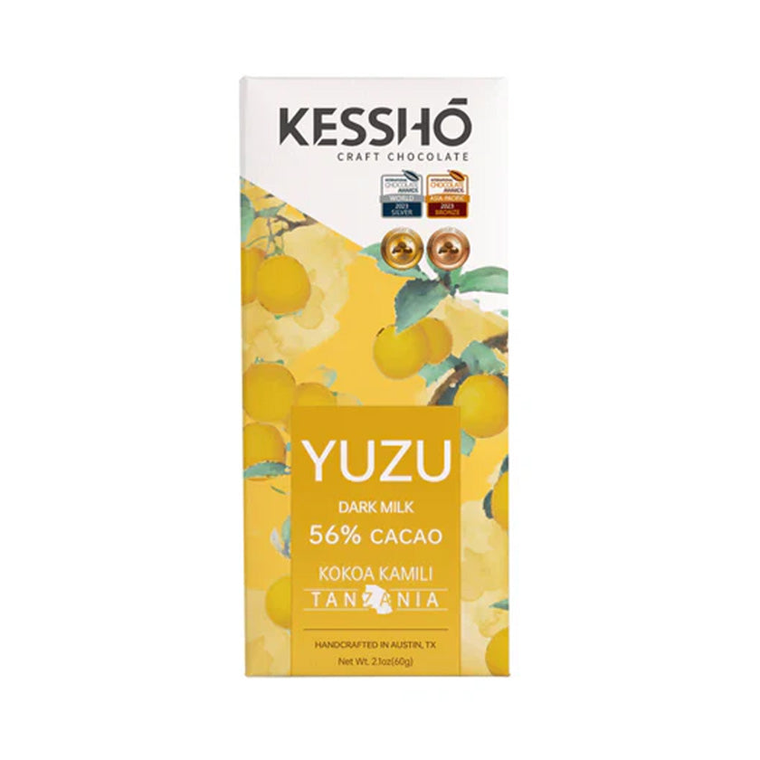 KESSHÕ - Jasmine Yuzu 56% Dark Milk Chocolate